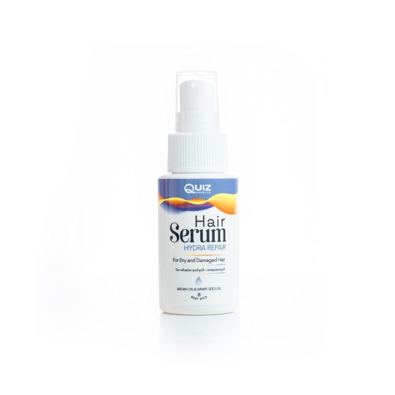 Serum pentru par Quiz Hair Hydra Repair – pentru par uscat si deteriorat, cu ulei de argan si samburi de struguri