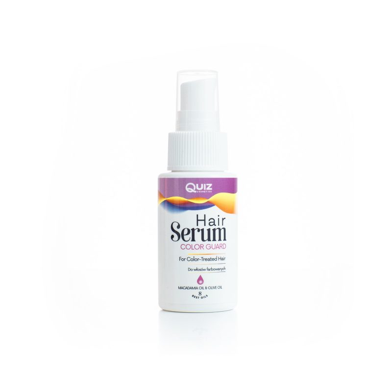Serum pentru par vopsit Quiz Hair Color Guard – protectie si stralucire, cu ulei de macadamia si ulei de masline