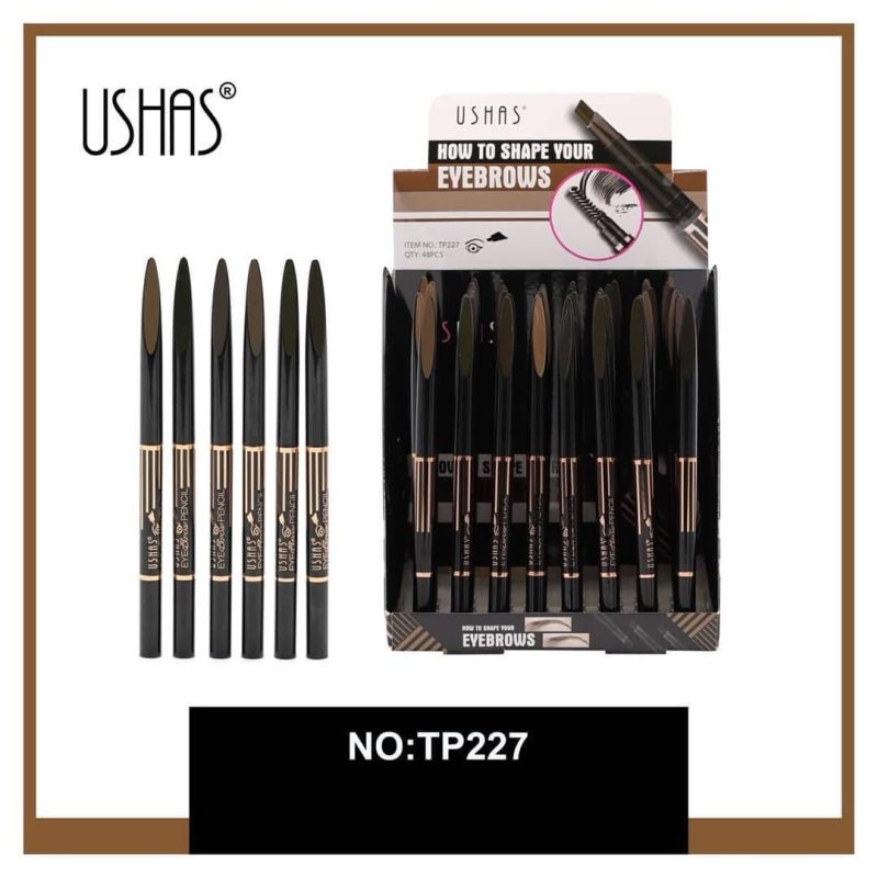 Creion pentru Sprâncene USHAS cu Perie – Cod TP227