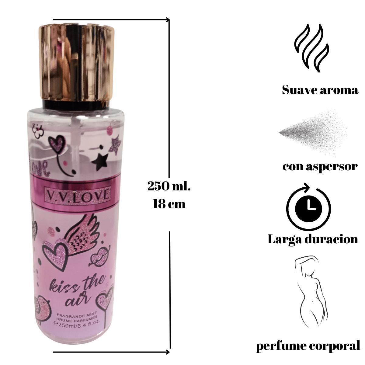 Spray de Corp Parfumat V.V. Love – Kiss the Air, VL9056-30, 250 ml - imagine 3