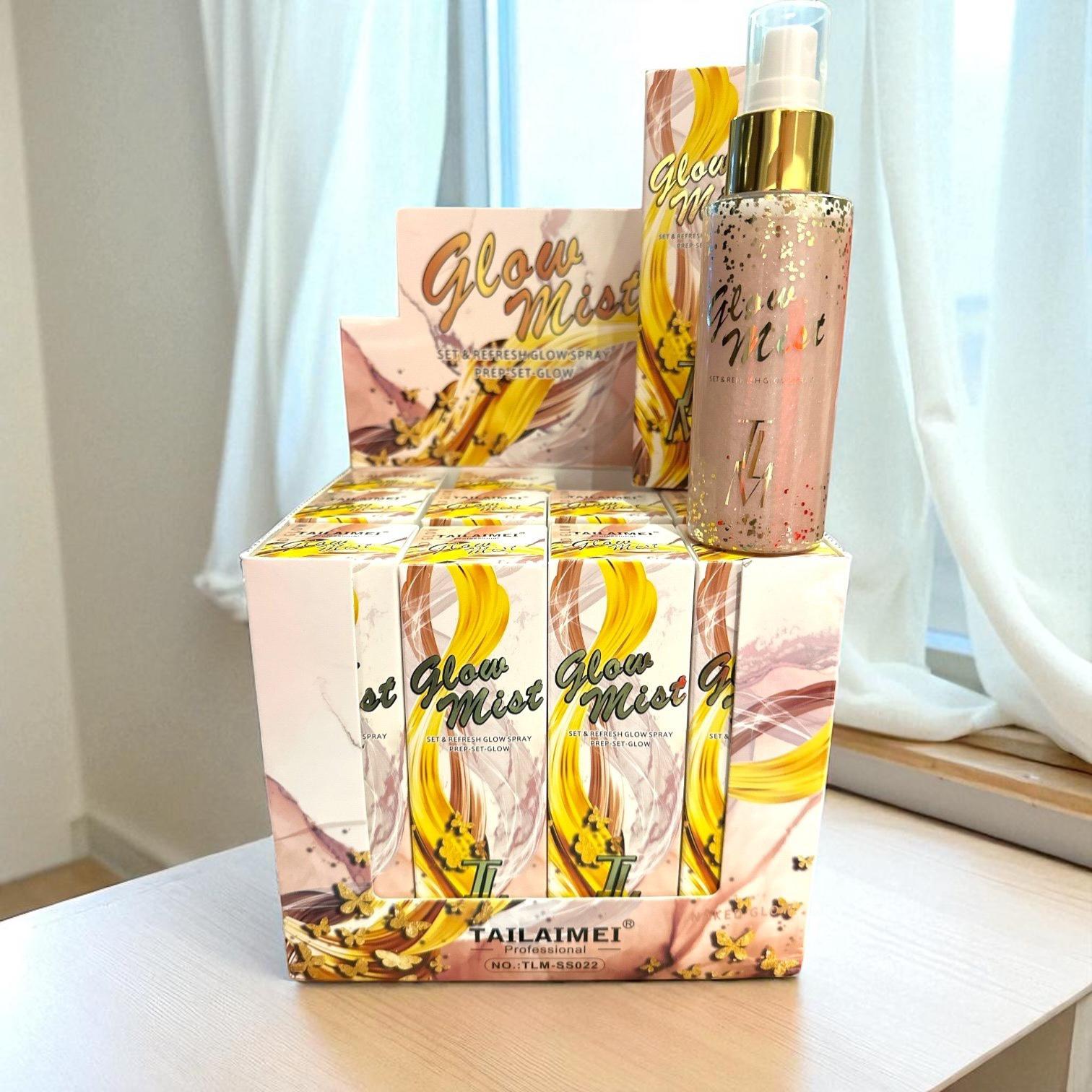 TLM Tailaimei Glow Mist – Spray Iluminator și Fixator Machiaj, SS022, 12 bucăți / cutie - imagine 2