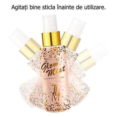 TLM Tailaimei Glow Mist – Spray Iluminator și Fixator Machiaj, SS022, 12 bucăți / cutie - imagine 4