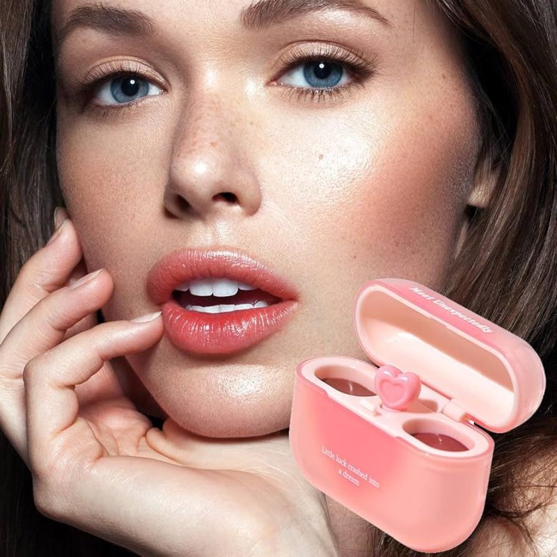 USHAS Sweet Lips UC104B – ruj și luciu de buze 2 în 1, efect glossy și mat – set 12 bucăți - imagine 17