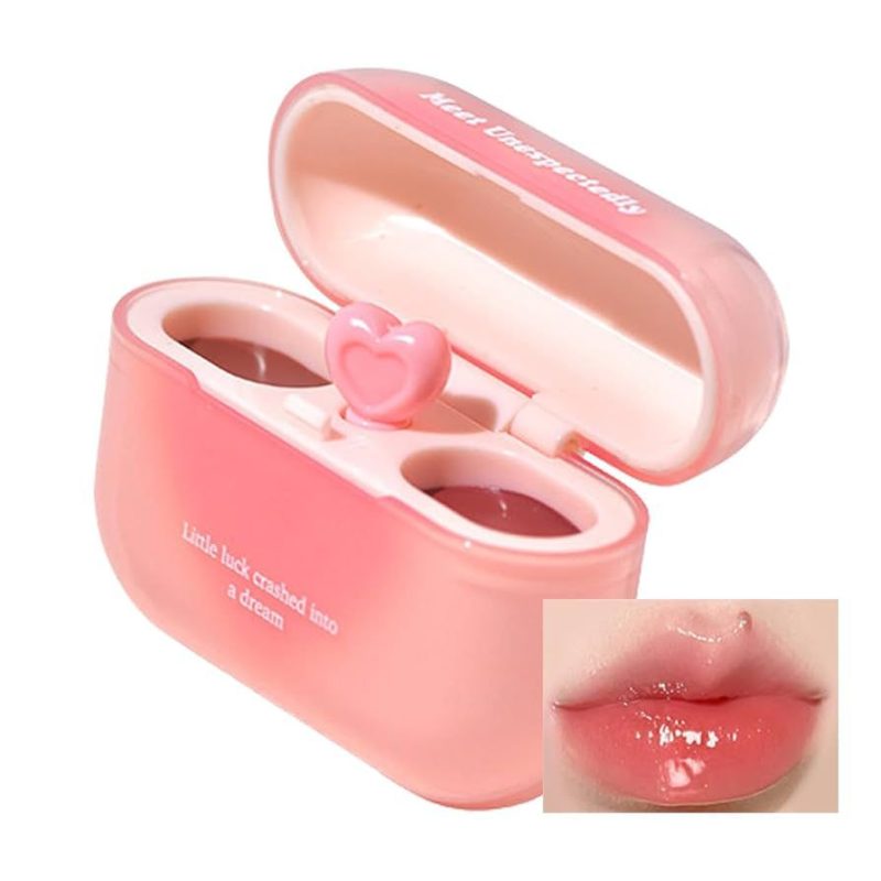 USHAS Sweet Lips UC104B – ruj și luciu de buze 2 în 1, efect glossy și mat – set 12 bucăți - imagine 9