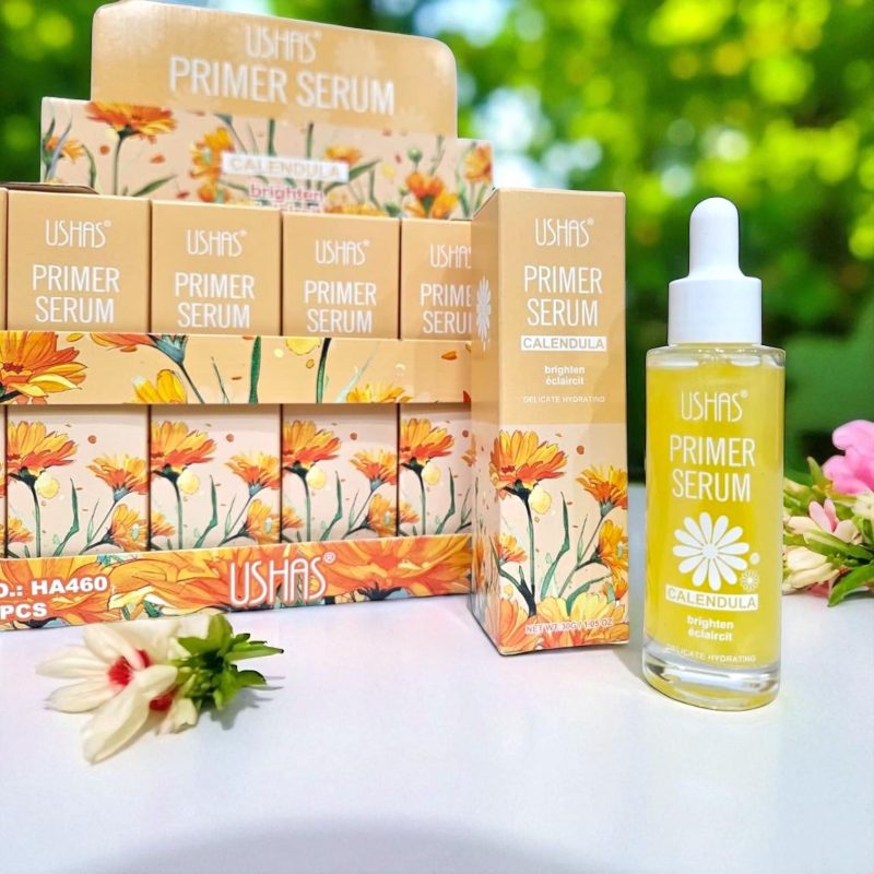 Ushas Primer Serum cu Gălbenele – Hidratare Delicată și Luminozitate, 24 buc/set (HA460) - imagine 6