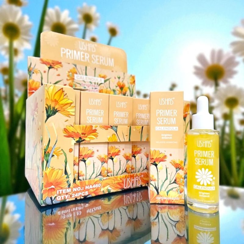 Ushas Primer Serum cu Gălbenele – Hidratare Delicată și Luminozitate, 24 buc/set (HA460) - imagine 2