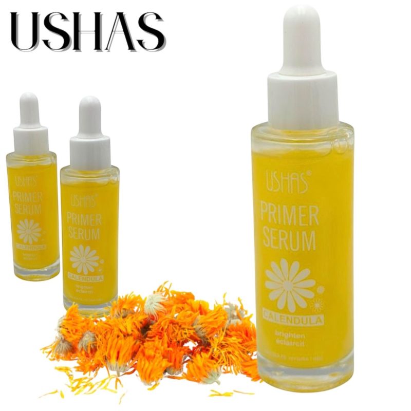 Ushas Primer Serum cu Gălbenele – Hidratare Delicată și Luminozitate, 24 buc/set (HA460) - imagine 4