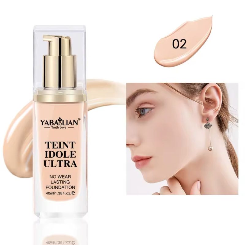 Yabaolian Teint Idole Ultra Liquid Foundation Y7018 – Fond de Ten Lichid Rezistent, 6 Nuanțe, 40g, Set 12 Bucăți - imagine 8