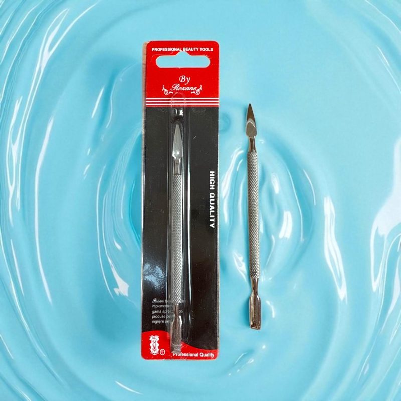 Instrument Profesional By Roxane Pakistan cu 2 Capete pentru Cuticule – Salon și Acasă