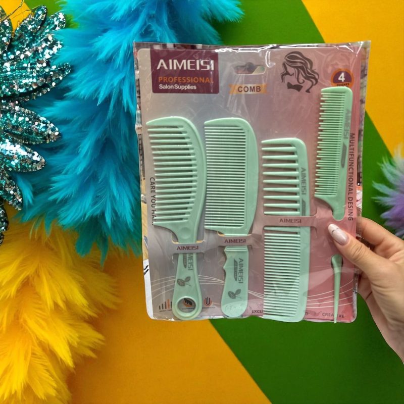 Set 4 piepteni profesionali pentru coafură – AIMEISI