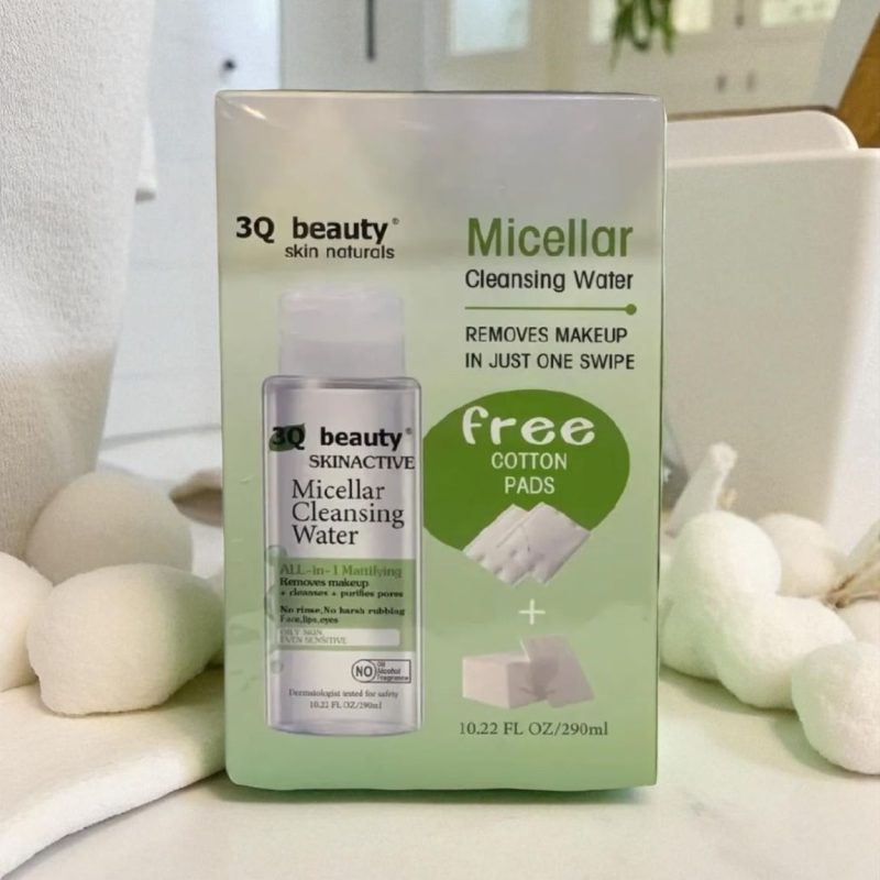 Apă Micelară 3Q Beauty 290 ml cu Dischete Cadou – Cod 3Q44E-MINI
