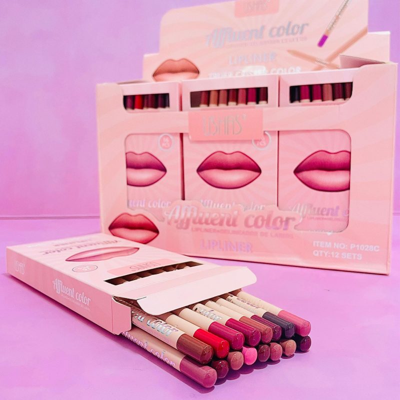 Creion contur buze Ushas Affluent Color Lipliner – Set 16 buc – P1028C