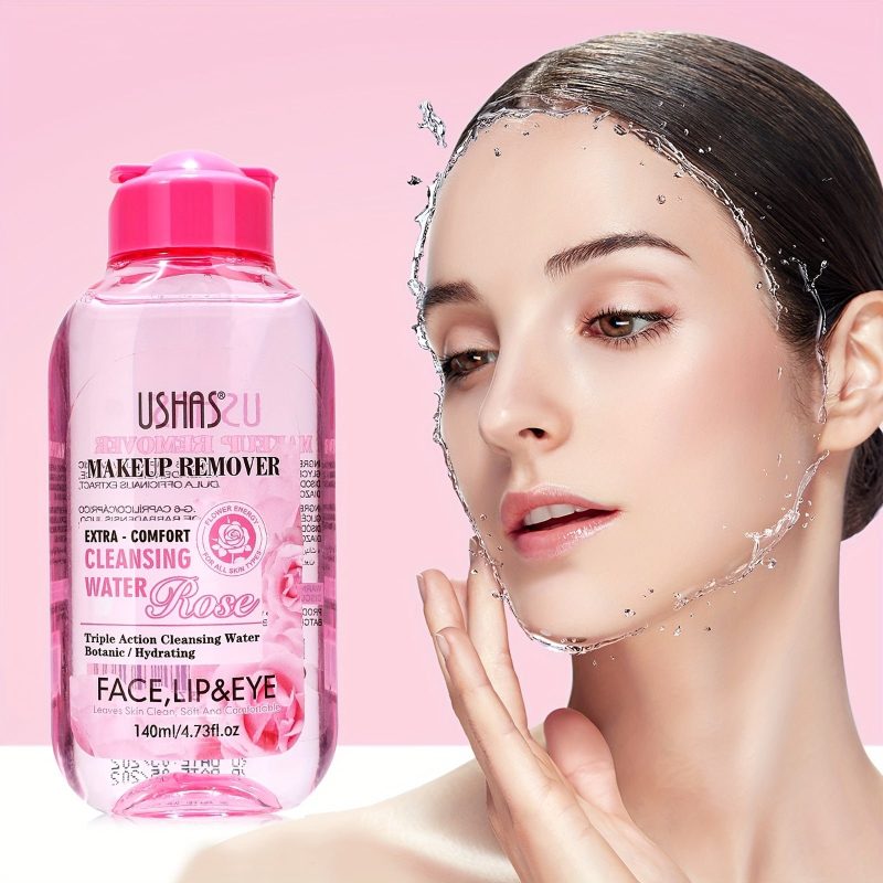 Loțiune demachiantă Ushas Makeup Remover Rose Cleansing Water – FS365