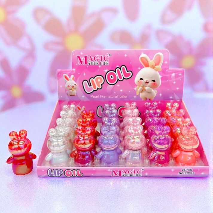 Ulei de buze Magic Your Life Lip Oil Bunny – figurine iepuraș – LC365