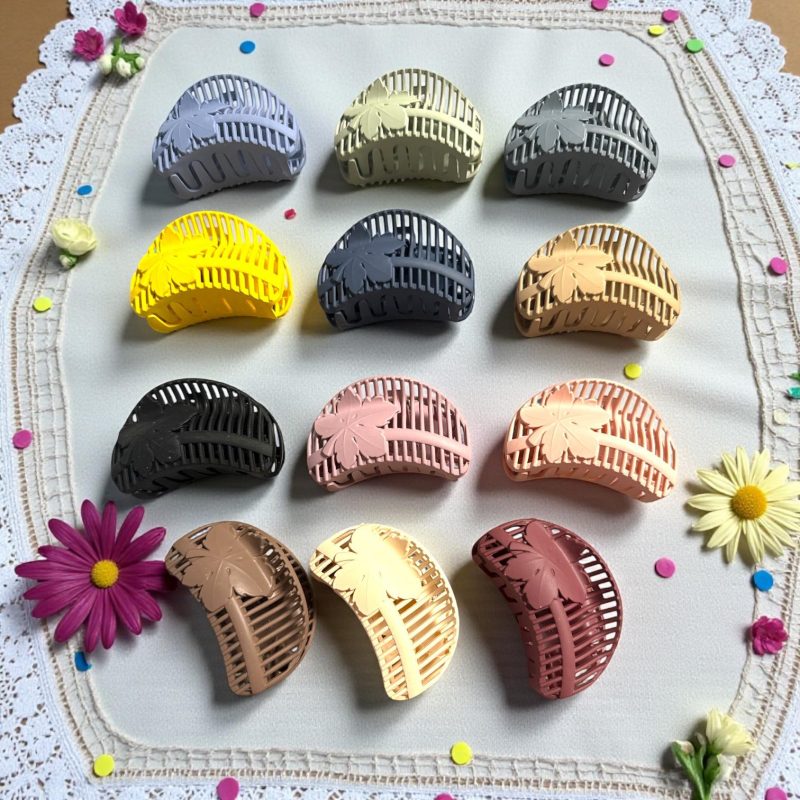 Clești de păr siliconați 12 buc/set C210, design elegant