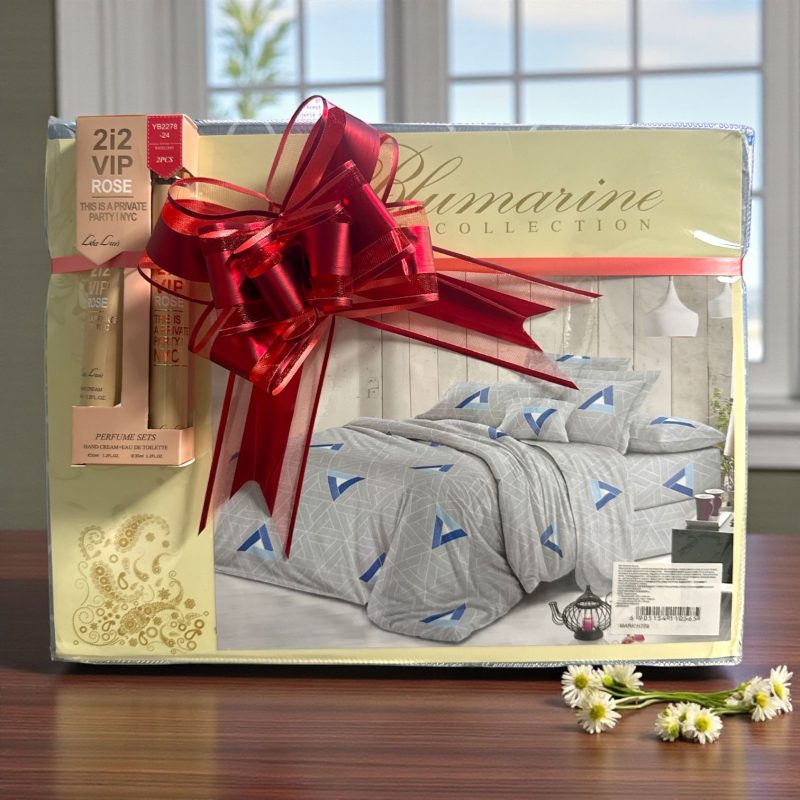 Set cadou H779 femei rafinate cu lenjerie și parfum cu cremă de mâini