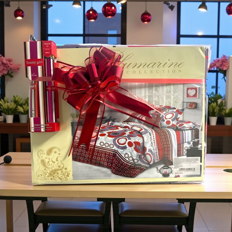 Set cadou H803 femei rafinate cu lenjerie și parfum cu cremă de mâini