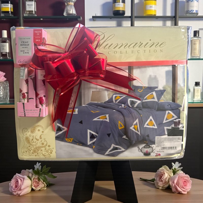 Set cadou H786 femei rafinate cu lenjerie și parfum cu cremă de mâini